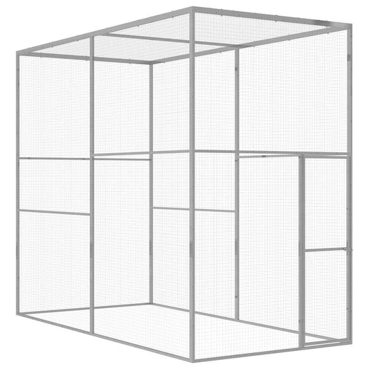 Kattenkooi 3x1,5x2,5 m gegalvaniseerd staal is nu te koop bij PeponiXL, paradijselijk wonen!