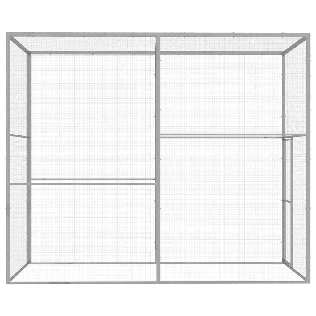 Kattenkooi 3x1,5x2,5 m gegalvaniseerd staal is nu te koop bij PeponiXL, paradijselijk wonen!