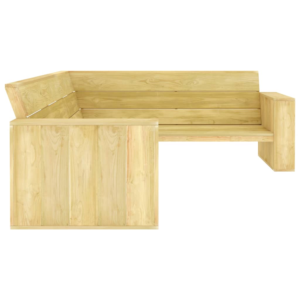 2-delige Loungeset geïmpregneerd grenenhout is nu te koop bij PeponiXL, paradijselijk wonen!