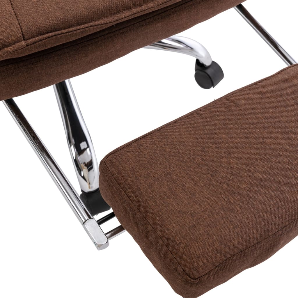 Kantoorstoel stof bruin is nu te koop bij PeponiXL, paradijselijk wonen!