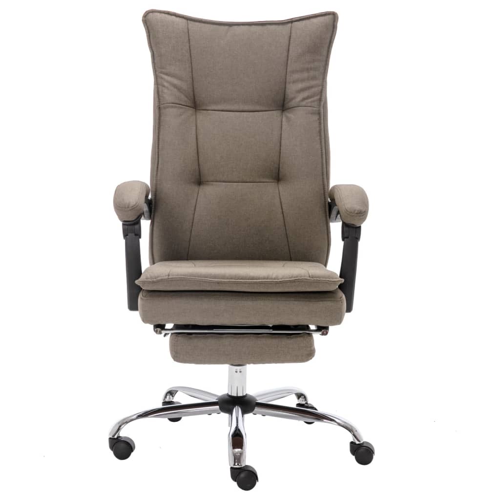 Kantoormassagestoel stof taupe is nu te koop bij PeponiXL, paradijselijk wonen!