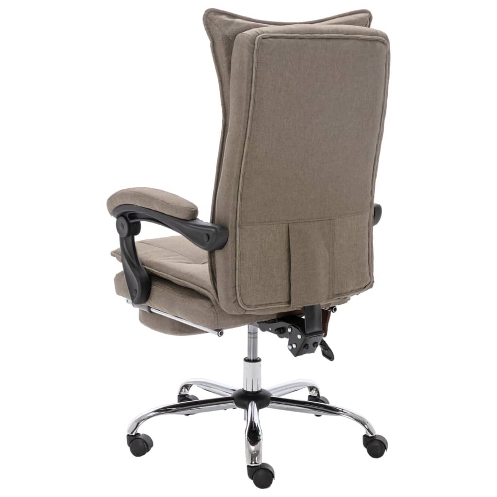 Kantoormassagestoel stof taupe is nu te koop bij PeponiXL, paradijselijk wonen!