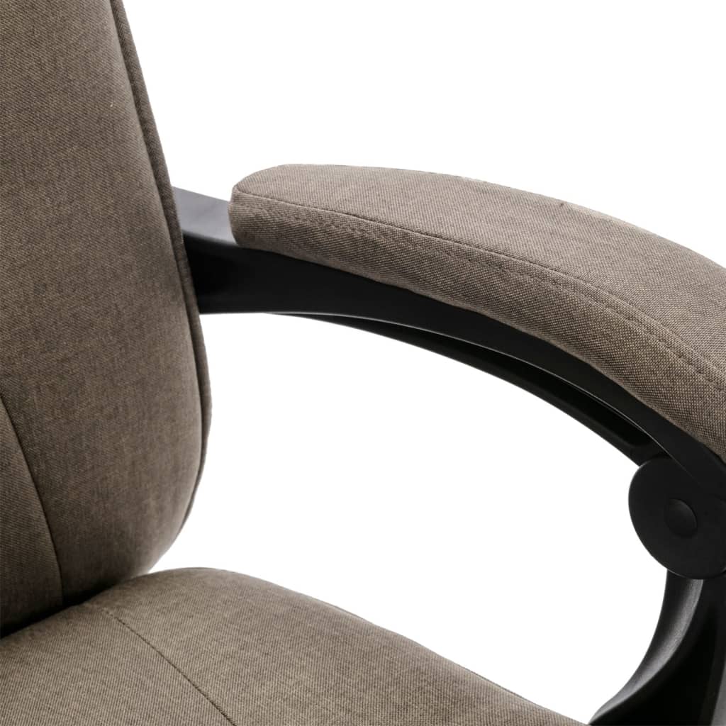 Kantoormassagestoel stof taupe is nu te koop bij PeponiXL, paradijselijk wonen!