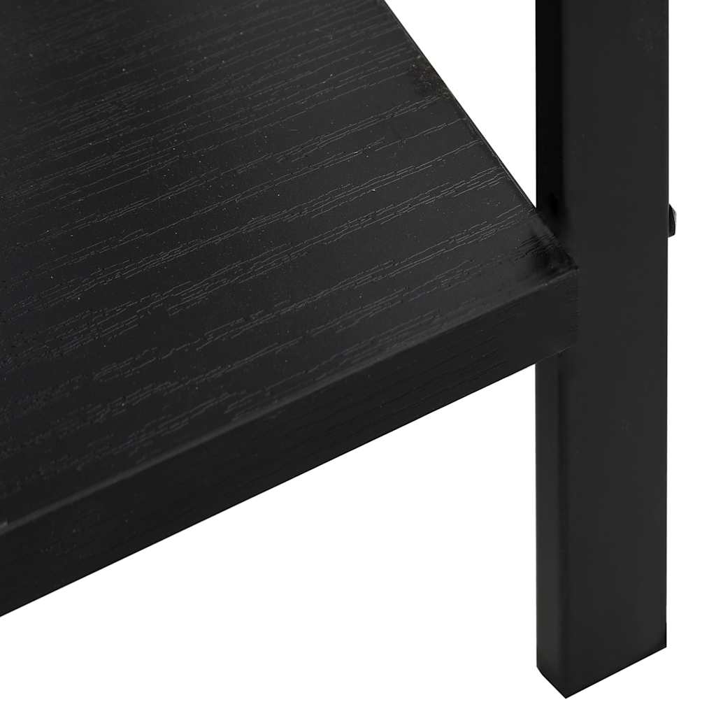 Boekenkast met 5 schappen 60x27,6x158,5 cm bewerkt hout zwart is nu te koop bij PeponiXL, paradijselijk wonen!