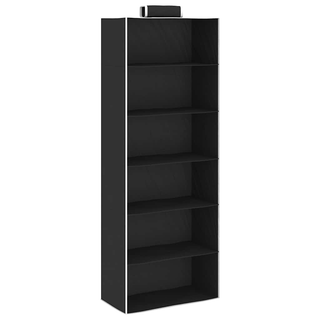 Kledingorganisers hangend 2 st met 6 schappen stof is nu te koop bij PeponiXL, paradijselijk wonen!