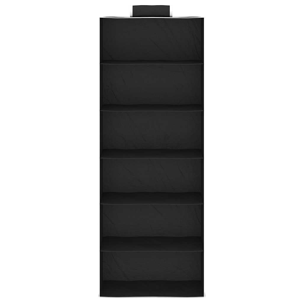 Kledingorganisers hangend 2 st met 6 schappen stof is nu te koop bij PeponiXL, paradijselijk wonen!
