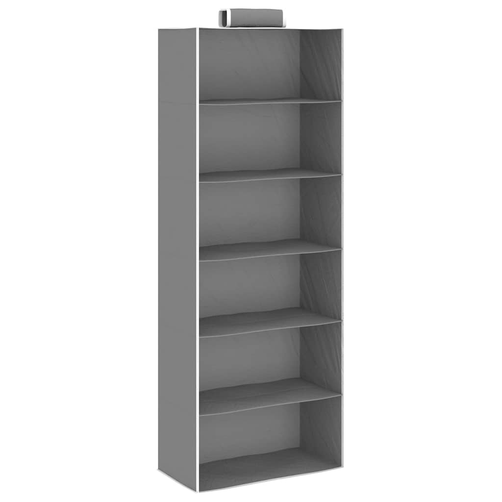 Kledingorganisers hangend 2 st met 6 schappen stof is nu te koop bij PeponiXL, paradijselijk wonen!
