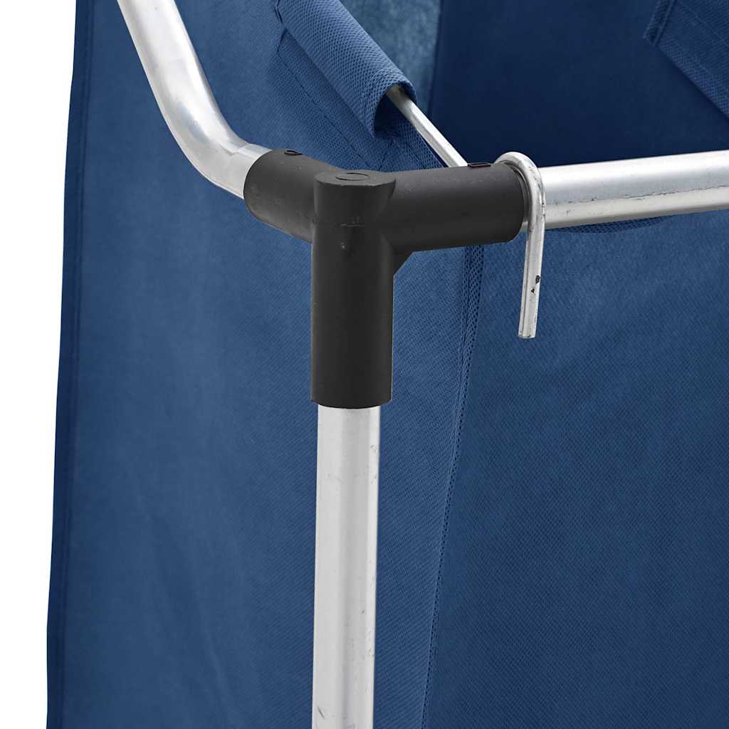 Wassorteerder met 4 zakken staal blauw is nu te koop bij PeponiXL, paradijselijk wonen!