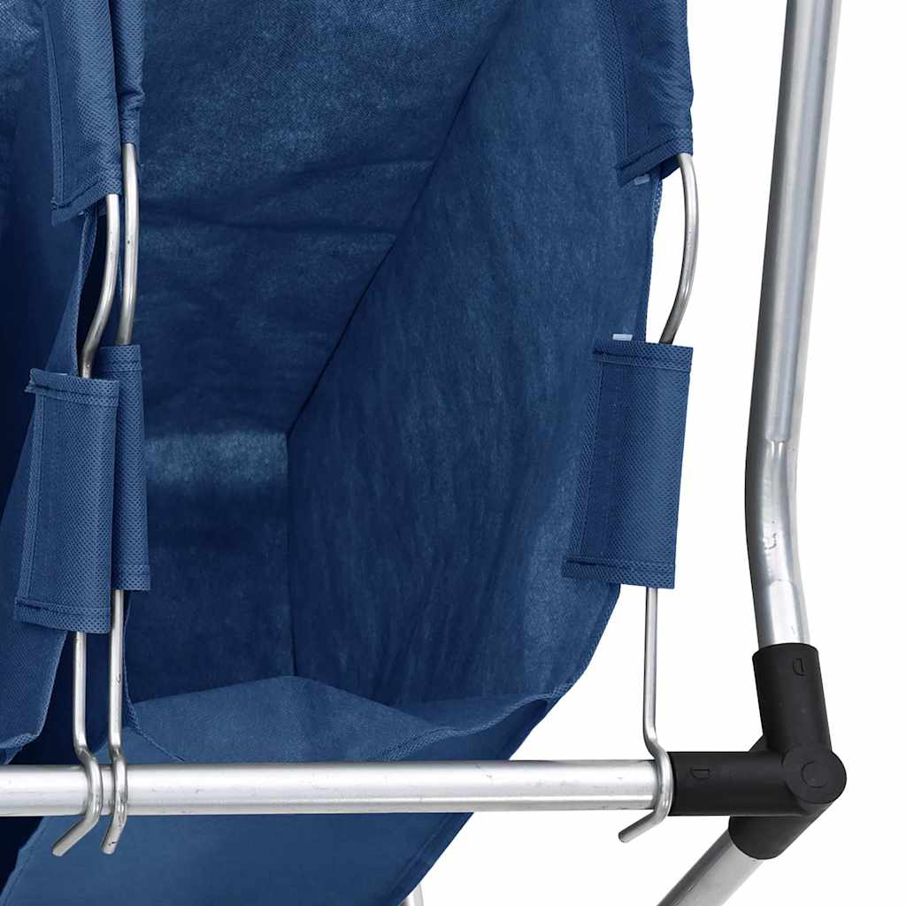 Wassorteerder met 4 zakken staal blauw is nu te koop bij PeponiXL, paradijselijk wonen!