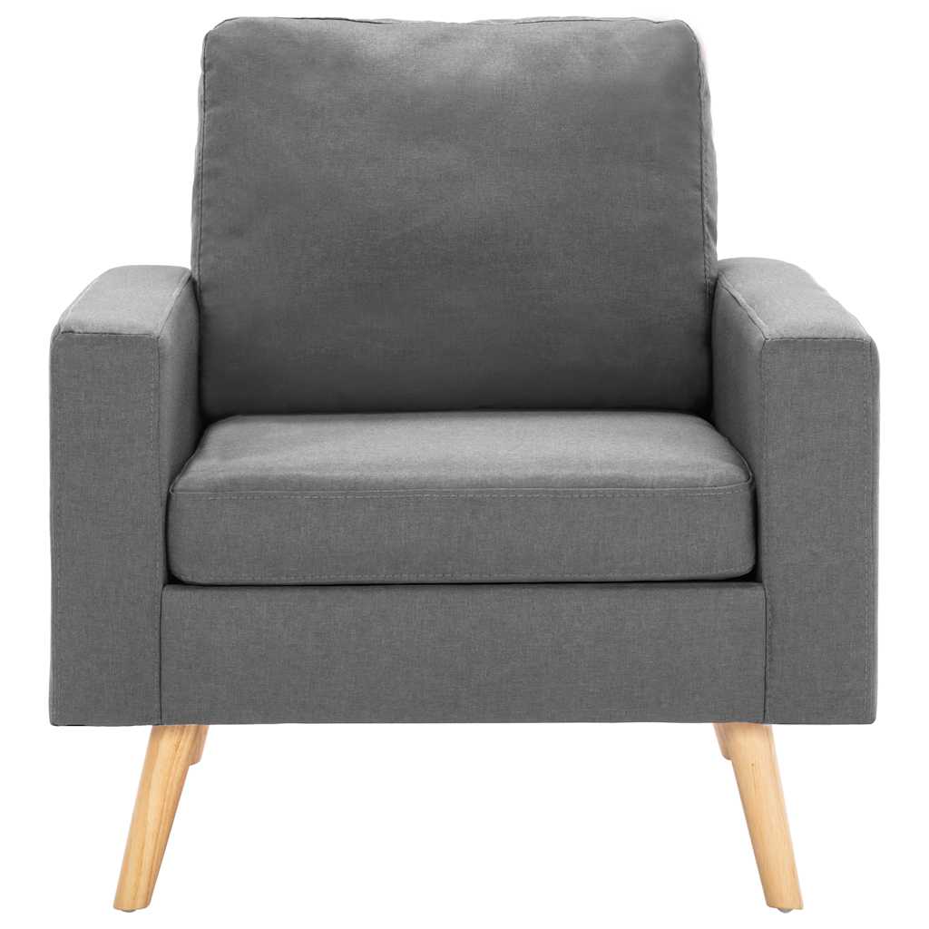 Fauteuil stof lichtgrijs is nu te koop bij PeponiXL, paradijselijk wonen!