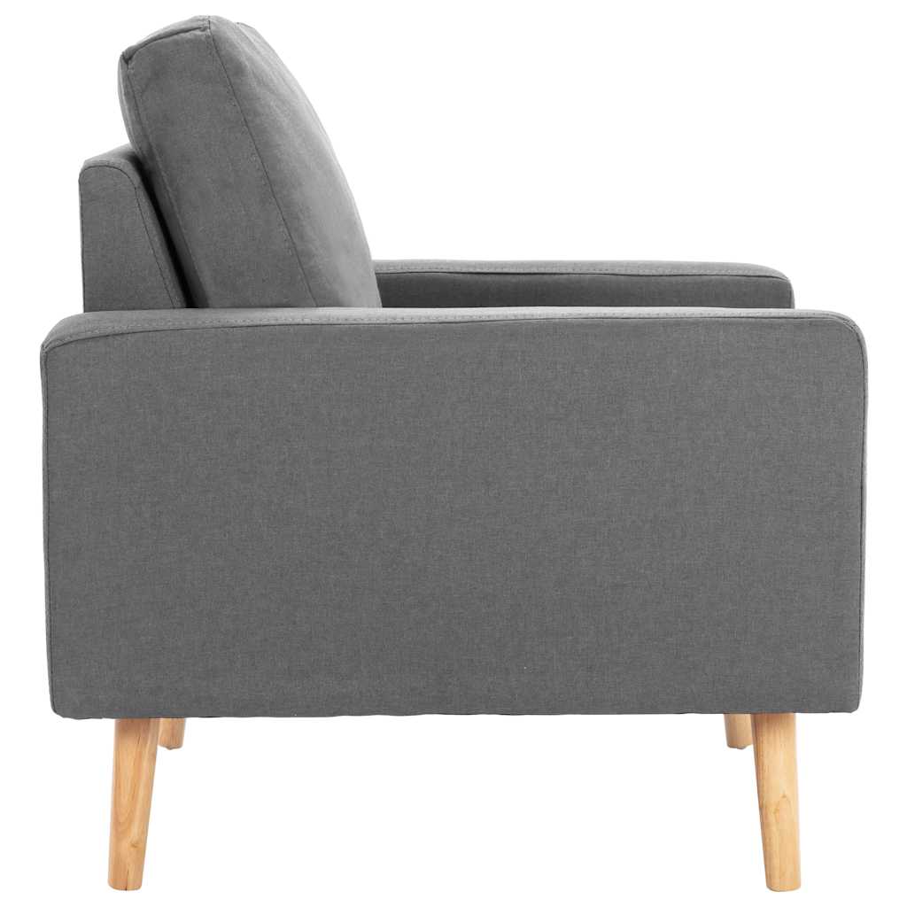 Fauteuil stof lichtgrijs is nu te koop bij PeponiXL, paradijselijk wonen!