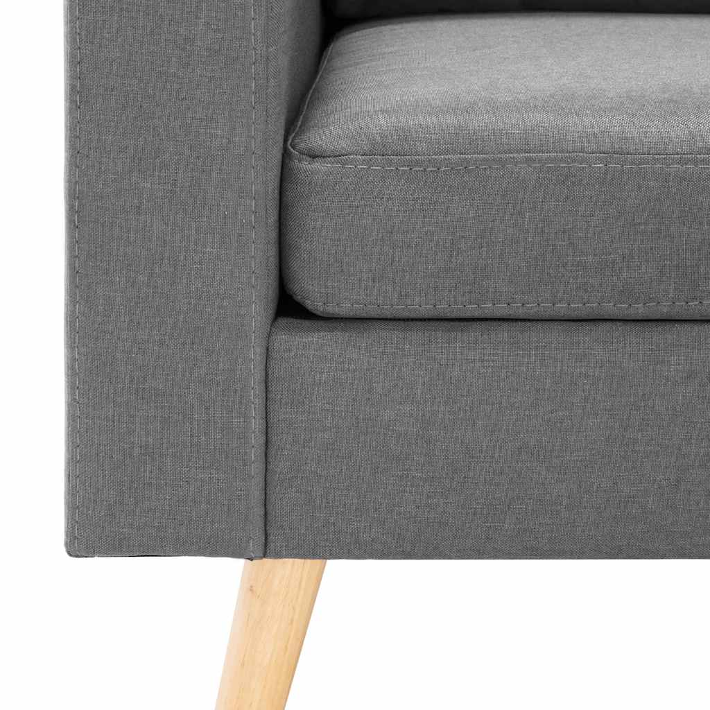 Fauteuil stof lichtgrijs is nu te koop bij PeponiXL, paradijselijk wonen!