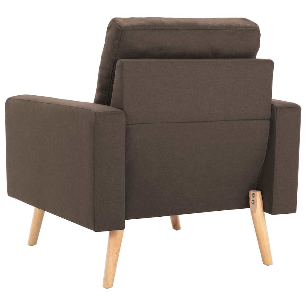 Fauteuil stof bruin is nu te koop bij PeponiXL, paradijselijk wonen!