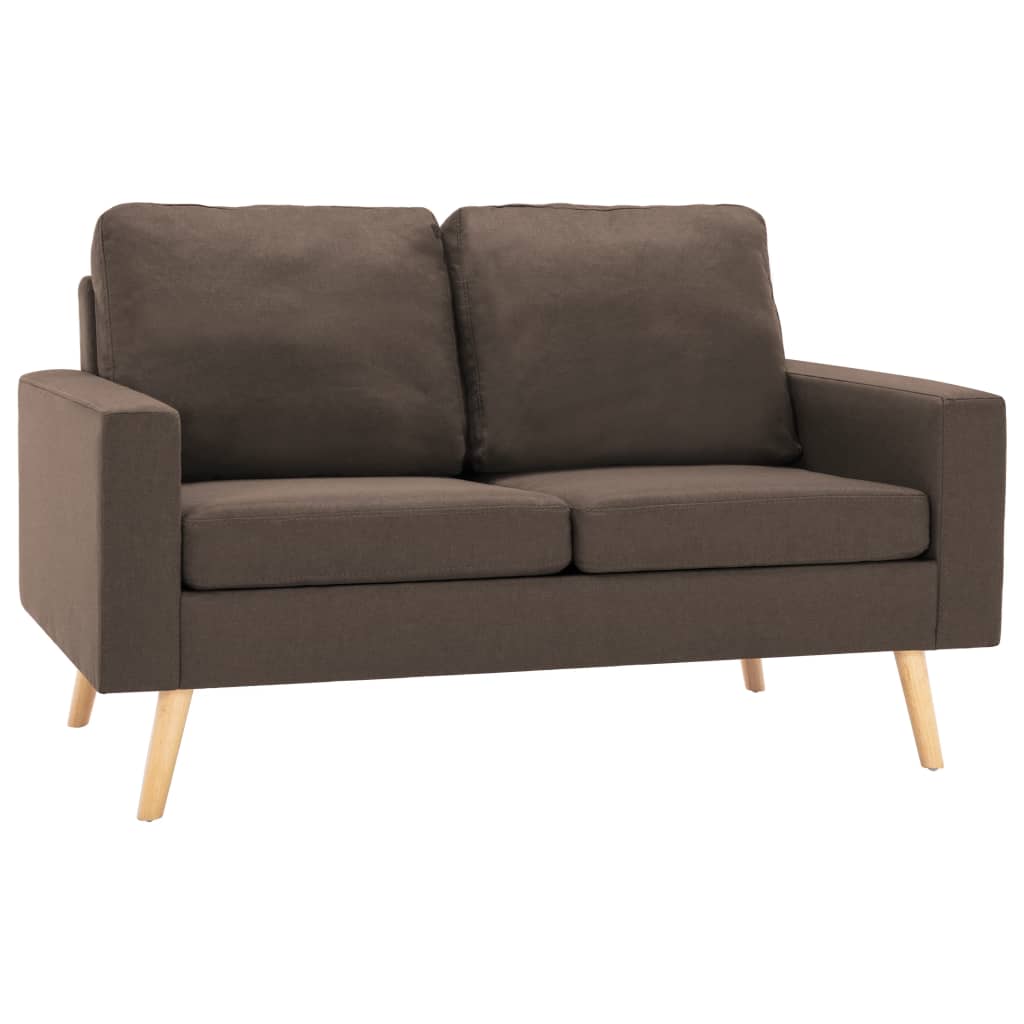 Tweezitsbank stof bruin is nu te koop bij PeponiXL, paradijselijk wonen!