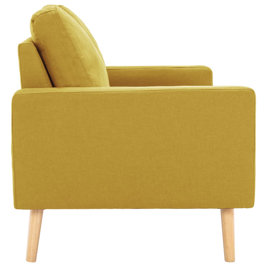 Tweezitsbank stof geel is nu te koop bij PeponiXL, paradijselijk wonen!
