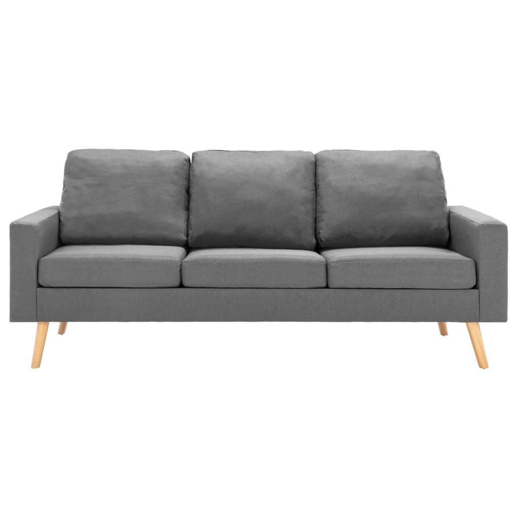 Driezitsbank stof lichtgrijs is nu te koop bij PeponiXL, paradijselijk wonen!