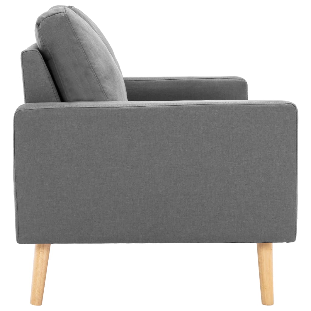 Driezitsbank stof lichtgrijs is nu te koop bij PeponiXL, paradijselijk wonen!