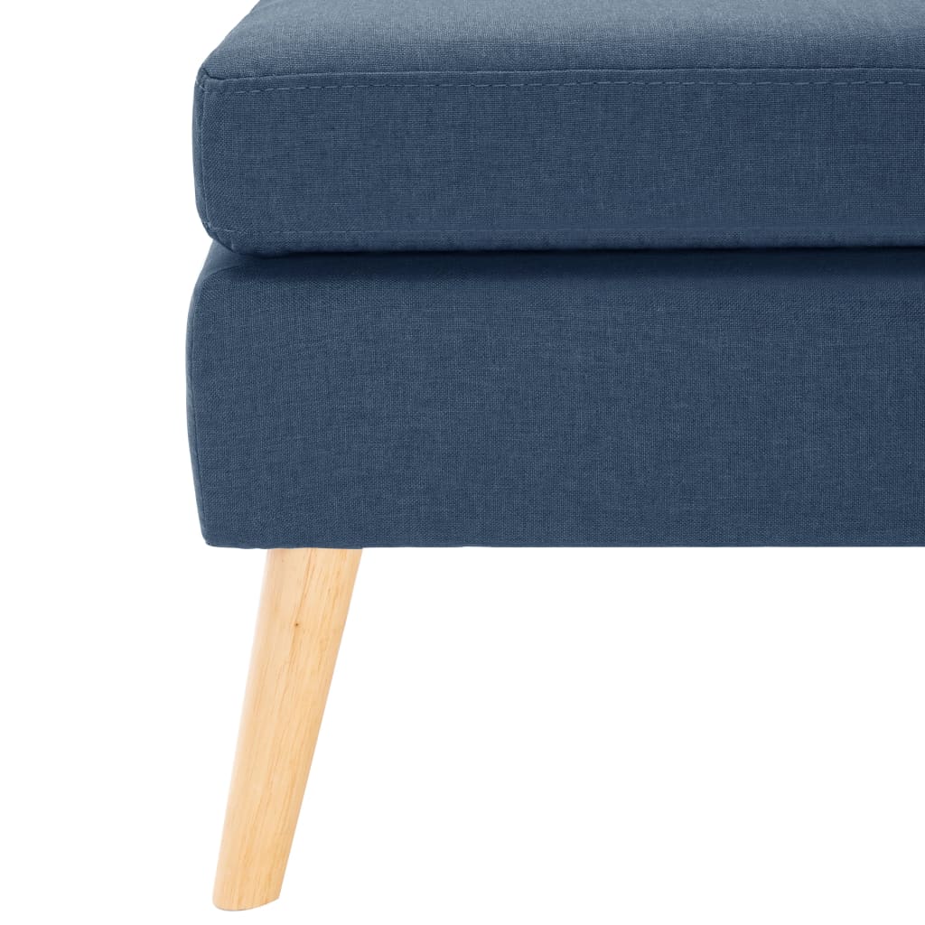 Voetenbank stof blauw is nu te koop bij PeponiXL, paradijselijk wonen!