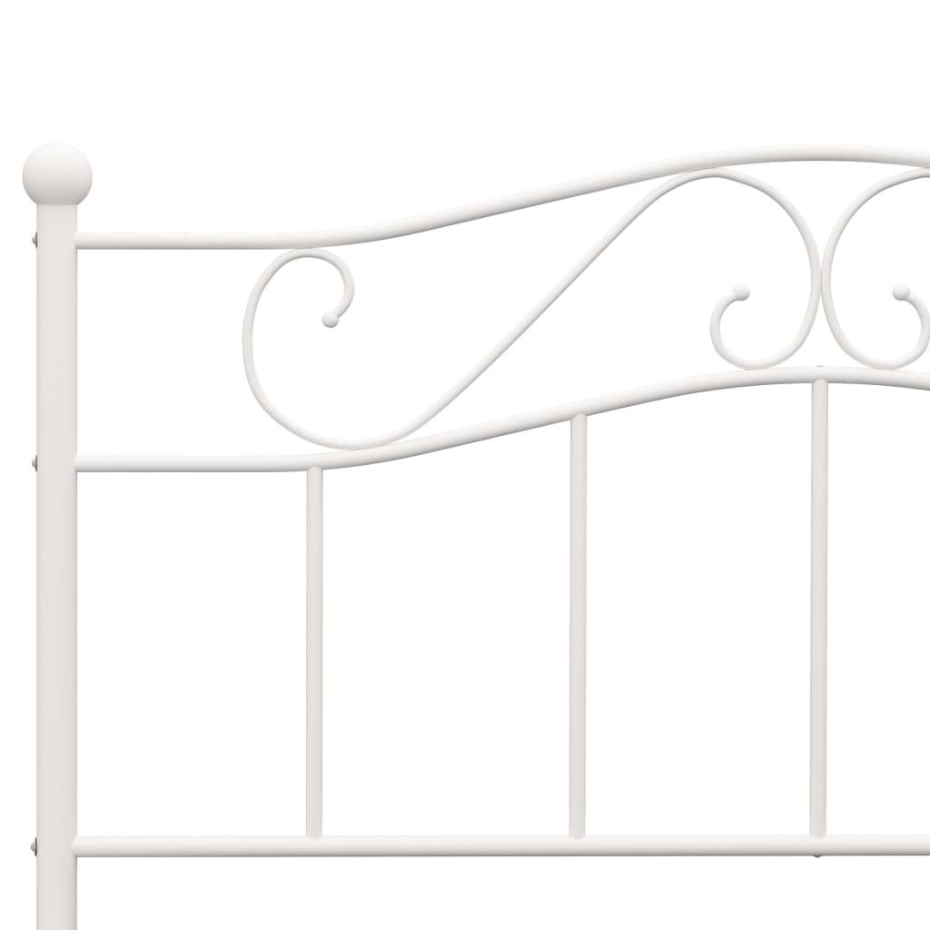 Bedframe metaal wit 160x200 cm is nu te koop bij PeponiXL, paradijselijk wonen!