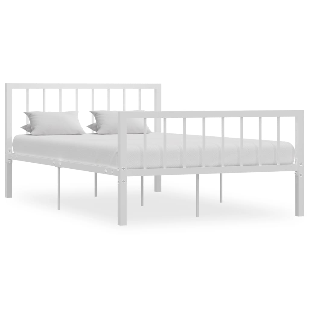 Bedframe metaal wit 120x200 cm is nu te koop bij PeponiXL, paradijselijk wonen!