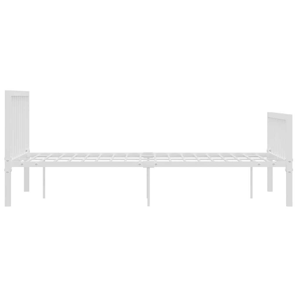 Bedframe metaal wit 120x200 cm is nu te koop bij PeponiXL, paradijselijk wonen!