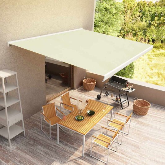 Luifel gemotoriseerd 400x300 cm crème is nu te koop bij PeponiXL, paradijselijk wonen!