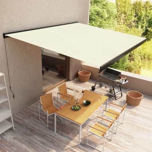 Luifel handmatig 400x300 cm crème is nu te koop bij PeponiXL, paradijselijk wonen!