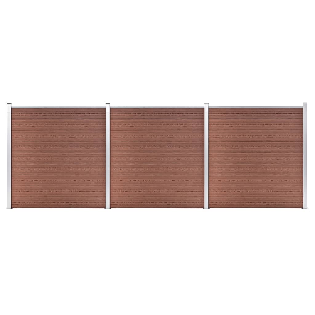 Schutting 526x186 cm HKC bruin is nu te koop bij PeponiXL, paradijselijk wonen!