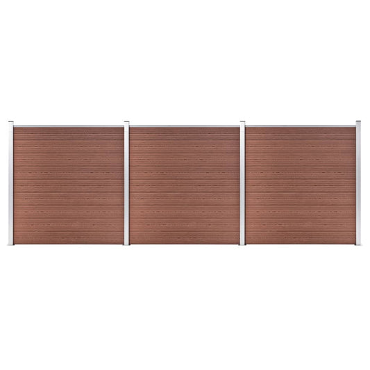 Schutting 526x186 cm HKC bruin is nu te koop bij PeponiXL, paradijselijk wonen!