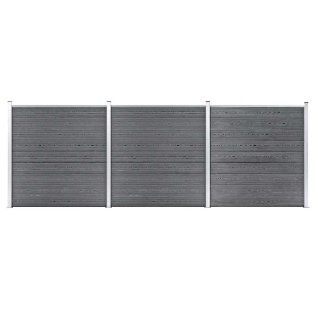 Schutting 526x186 cm HKC grijs is nu te koop bij PeponiXL, paradijselijk wonen!