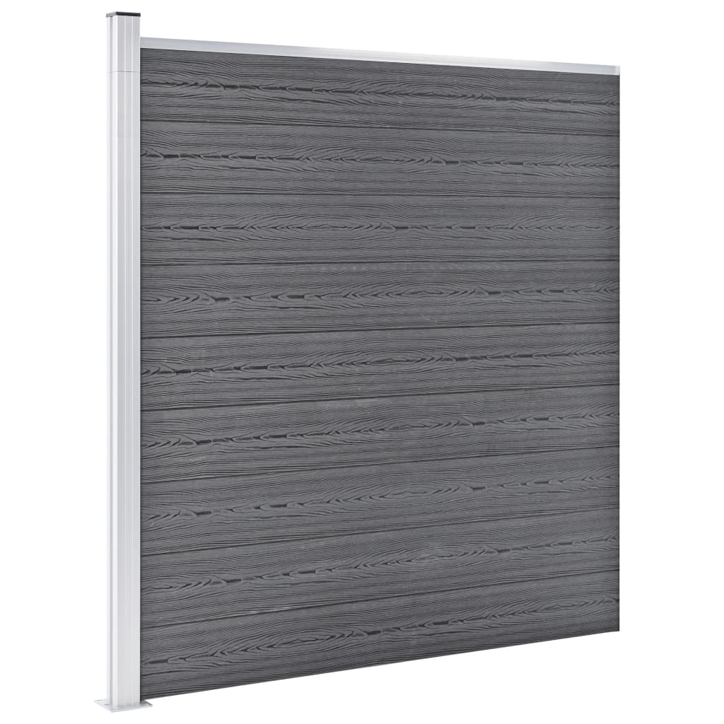 Schutting 699x186 cm HKC grijs is nu te koop bij PeponiXL, paradijselijk wonen!