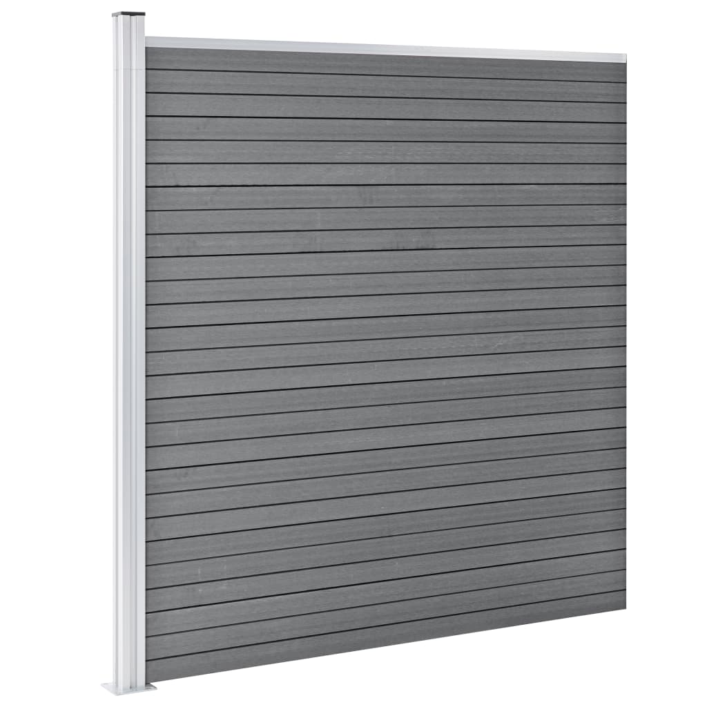 Schutting 699x186 cm HKC grijs is nu te koop bij PeponiXL, paradijselijk wonen!