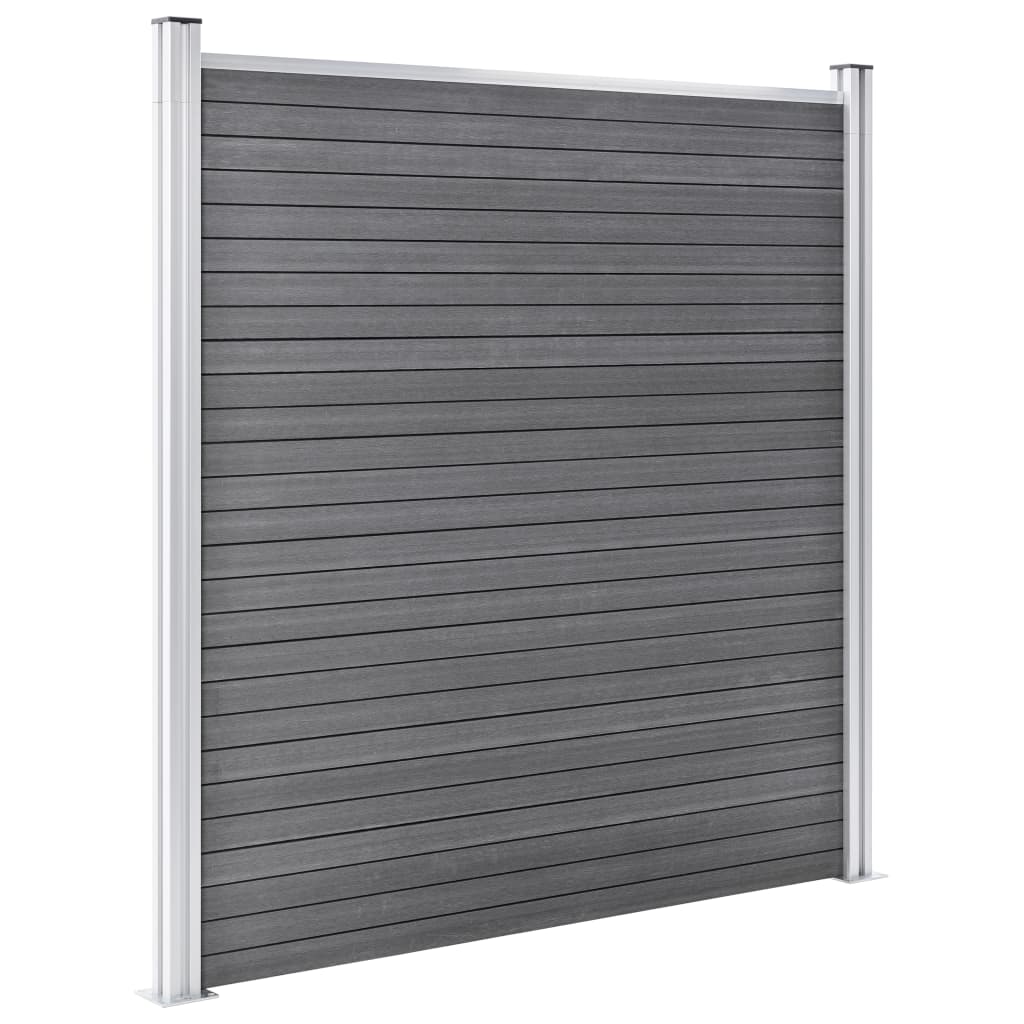 Schutting 699x186 cm HKC grijs is nu te koop bij PeponiXL, paradijselijk wonen!