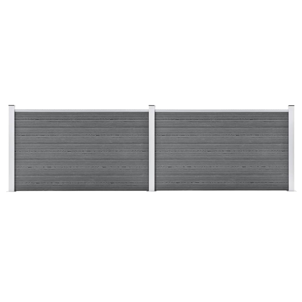 Schutting 353x106 cm HKC grijs is nu te koop bij PeponiXL, paradijselijk wonen!