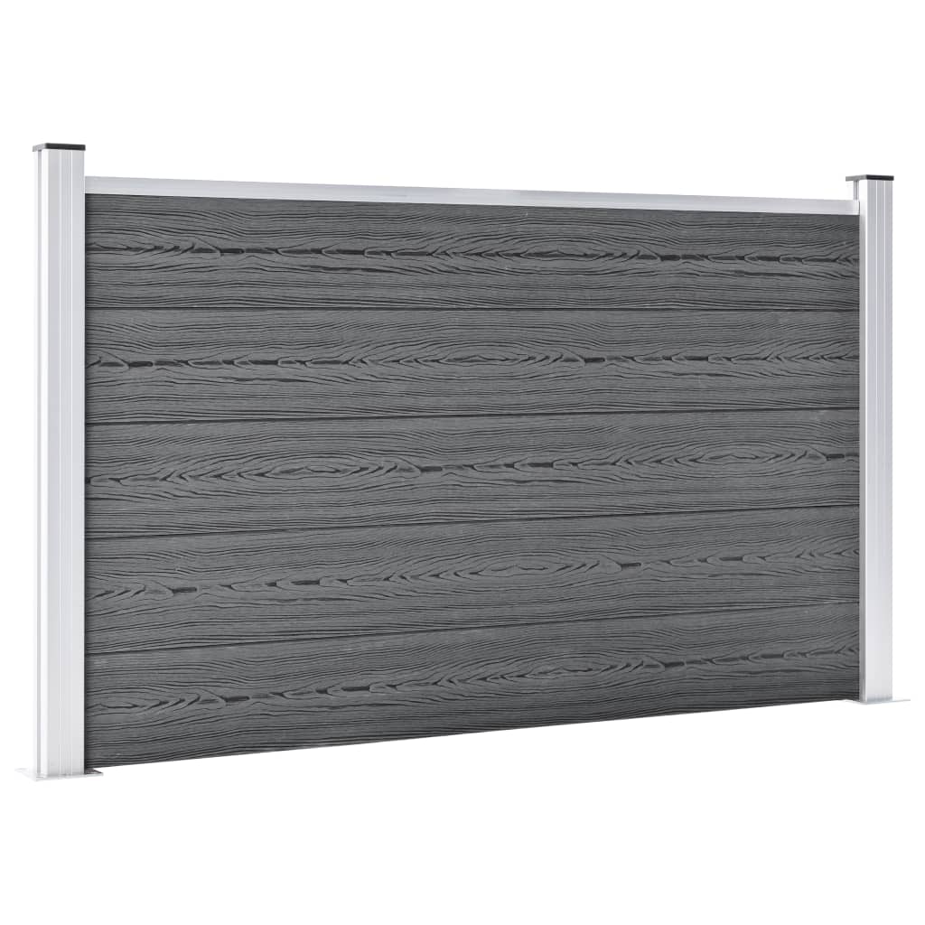 Schutting 353x106 cm HKC grijs is nu te koop bij PeponiXL, paradijselijk wonen!