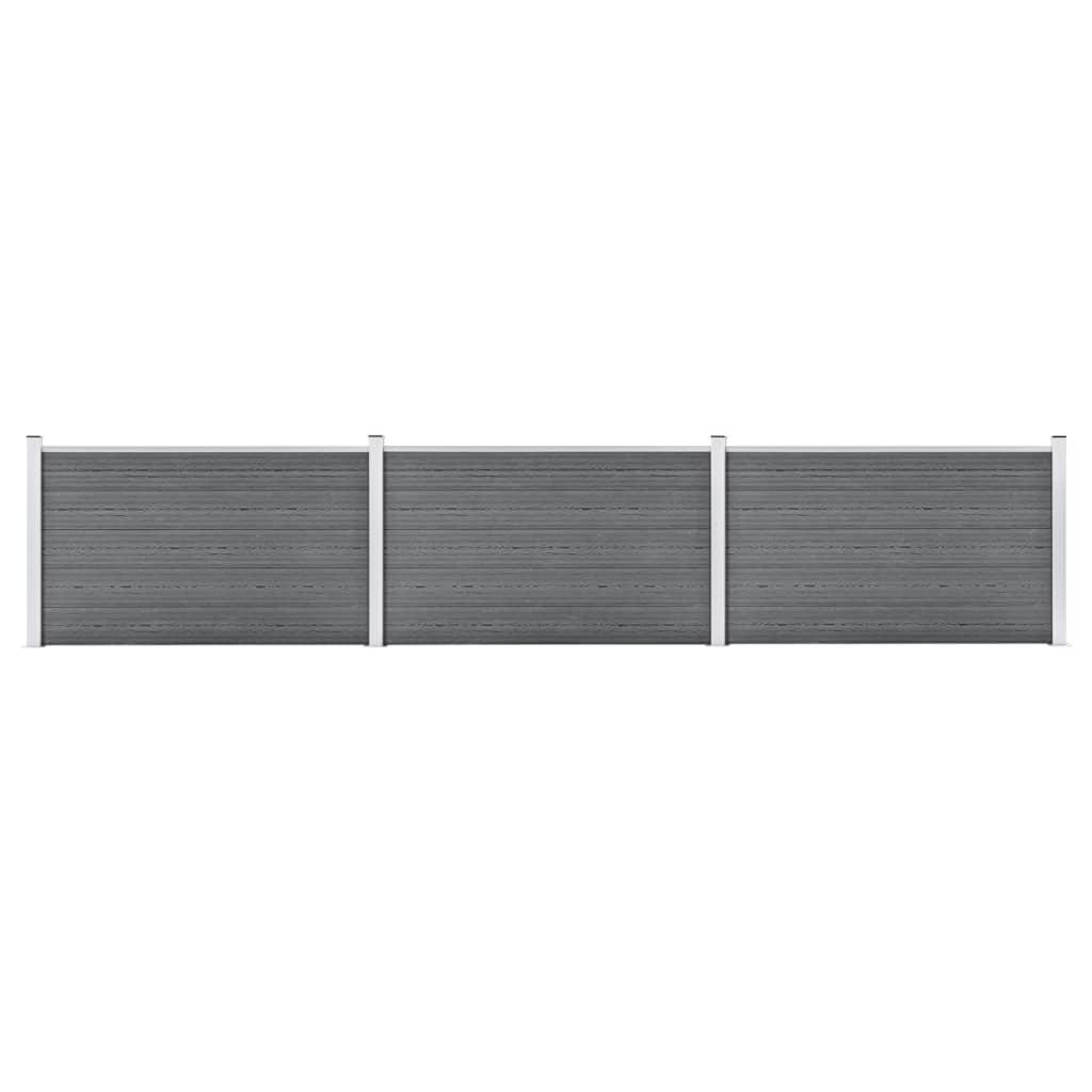 Schutting 526x106 cm HKC grijs is nu te koop bij PeponiXL, paradijselijk wonen!