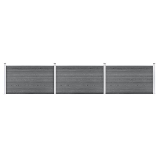 Schutting 526x106 cm HKC grijs is nu te koop bij PeponiXL, paradijselijk wonen!