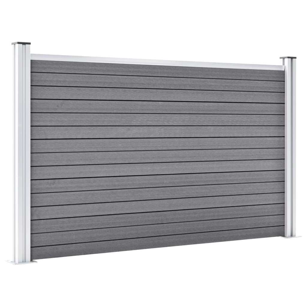 Schutting 526x106 cm HKC grijs is nu te koop bij PeponiXL, paradijselijk wonen!
