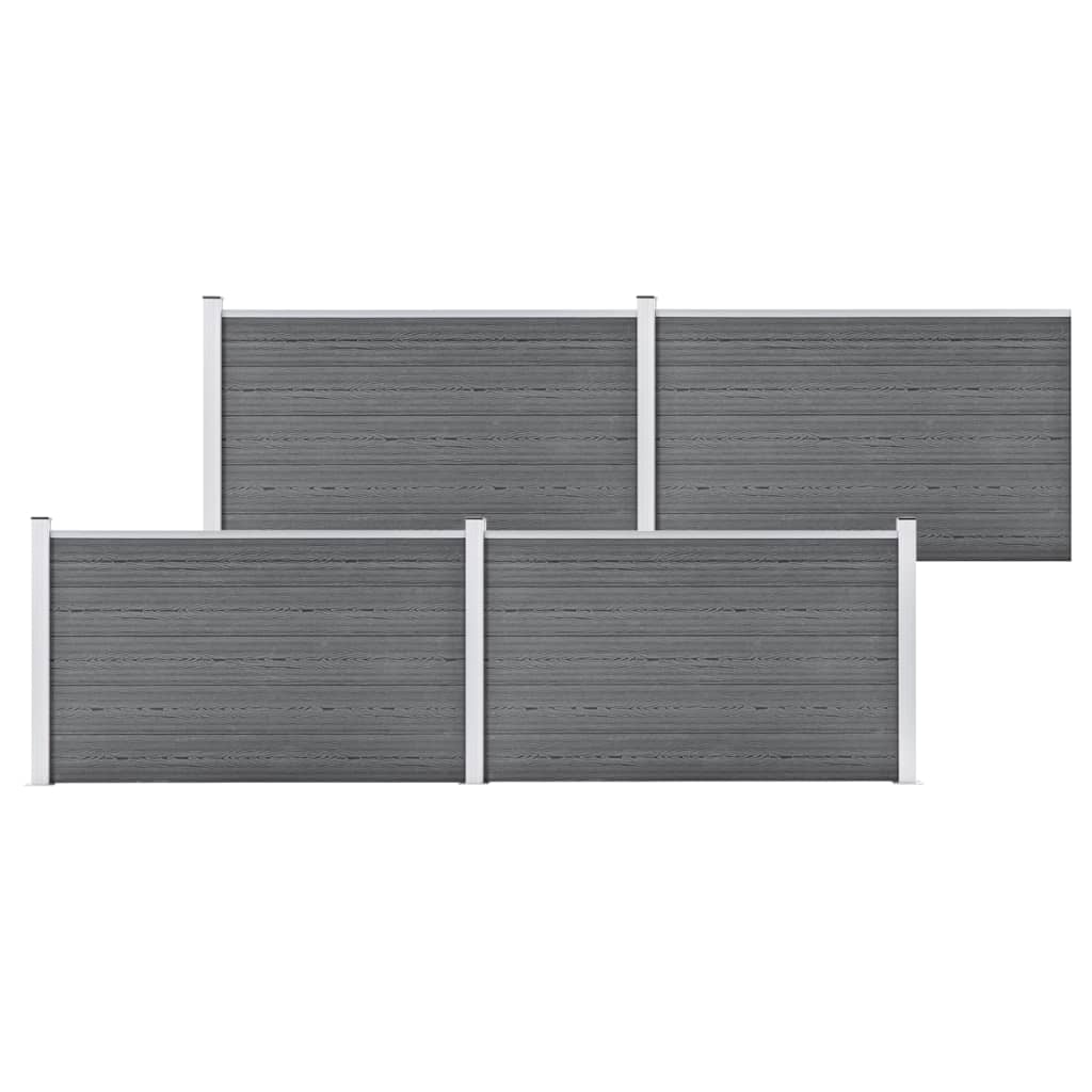 Schutting 699x106 cm HKC grijs is nu te koop bij PeponiXL, paradijselijk wonen!