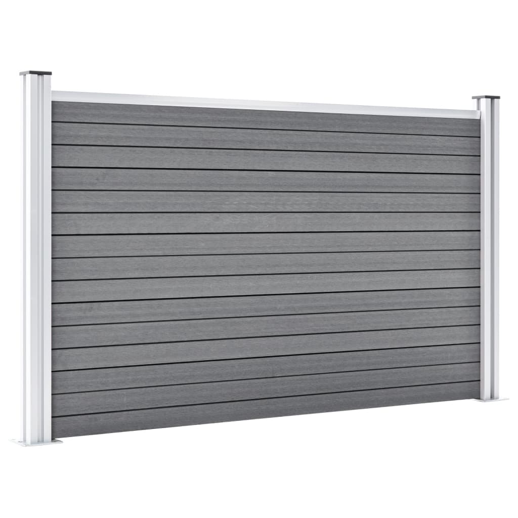 Schutting 699x106 cm HKC grijs is nu te koop bij PeponiXL, paradijselijk wonen!