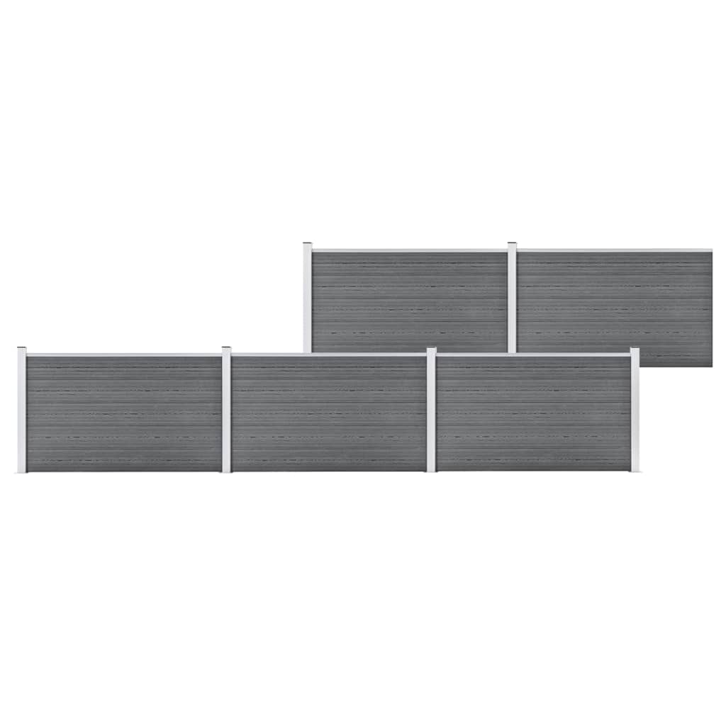 Schutting 872x106 cm HKC grijs is nu te koop bij PeponiXL, paradijselijk wonen!
