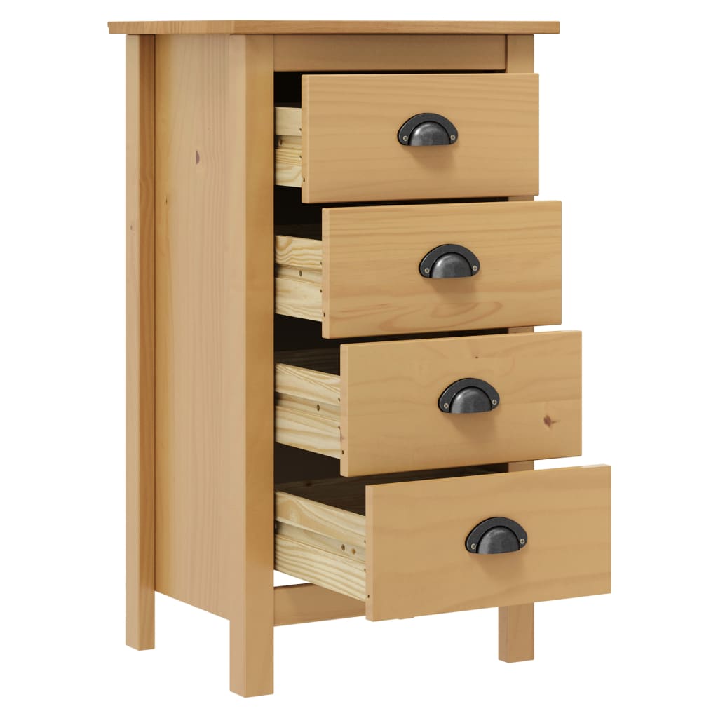 Dressoir Hill 46x35x80 cm massief grenenhout is nu te koop bij PeponiXL, paradijselijk wonen!