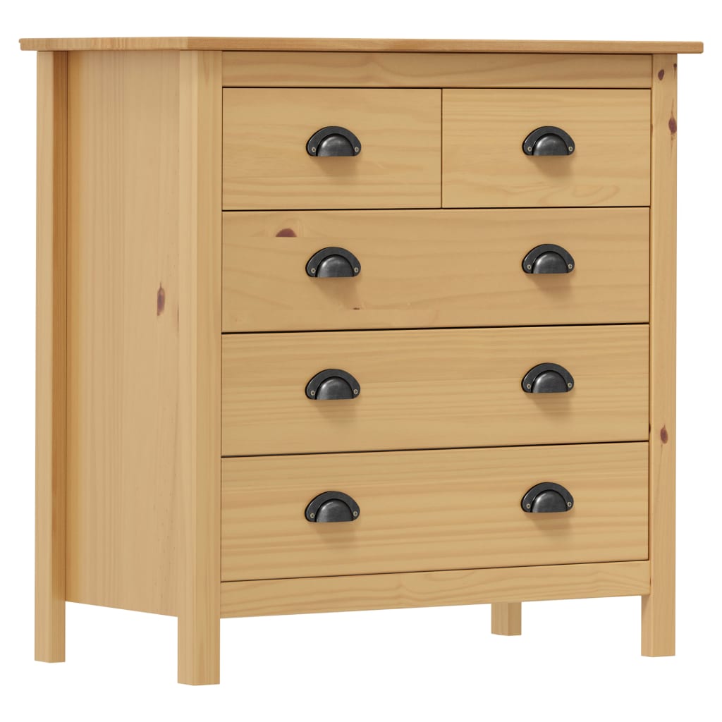 Dressoir Hill 79x40x80 cm massief grenenhout is nu te koop bij PeponiXL, paradijselijk wonen!