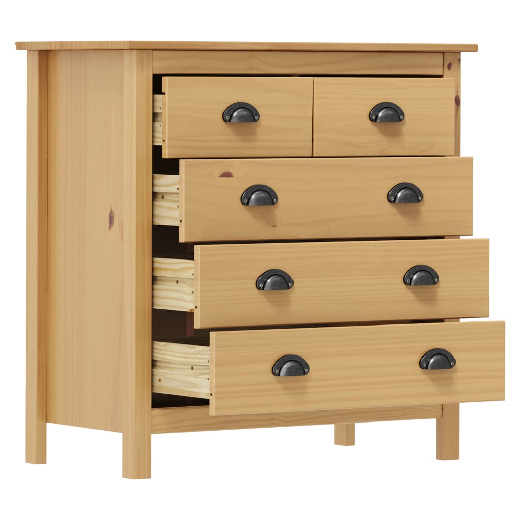 Dressoir Hill 79x40x80 cm massief grenenhout is nu te koop bij PeponiXL, paradijselijk wonen!