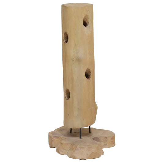 Wijnrek voor 8 flessen 40x30x80 cm massief teakhout is nu te koop bij PeponiXL, paradijselijk wonen!