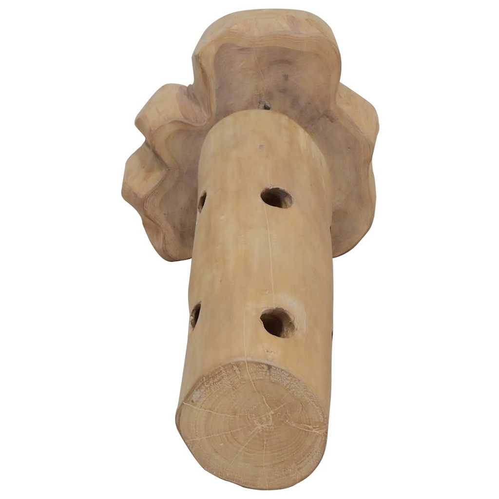 Wijnrek voor 8 flessen 40x30x80 cm massief teakhout is nu te koop bij PeponiXL, paradijselijk wonen!