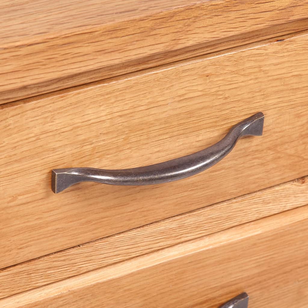 Nachtkastjes 2 st 40x30x54 cm massief eikenhout is nu te koop bij PeponiXL, paradijselijk wonen!