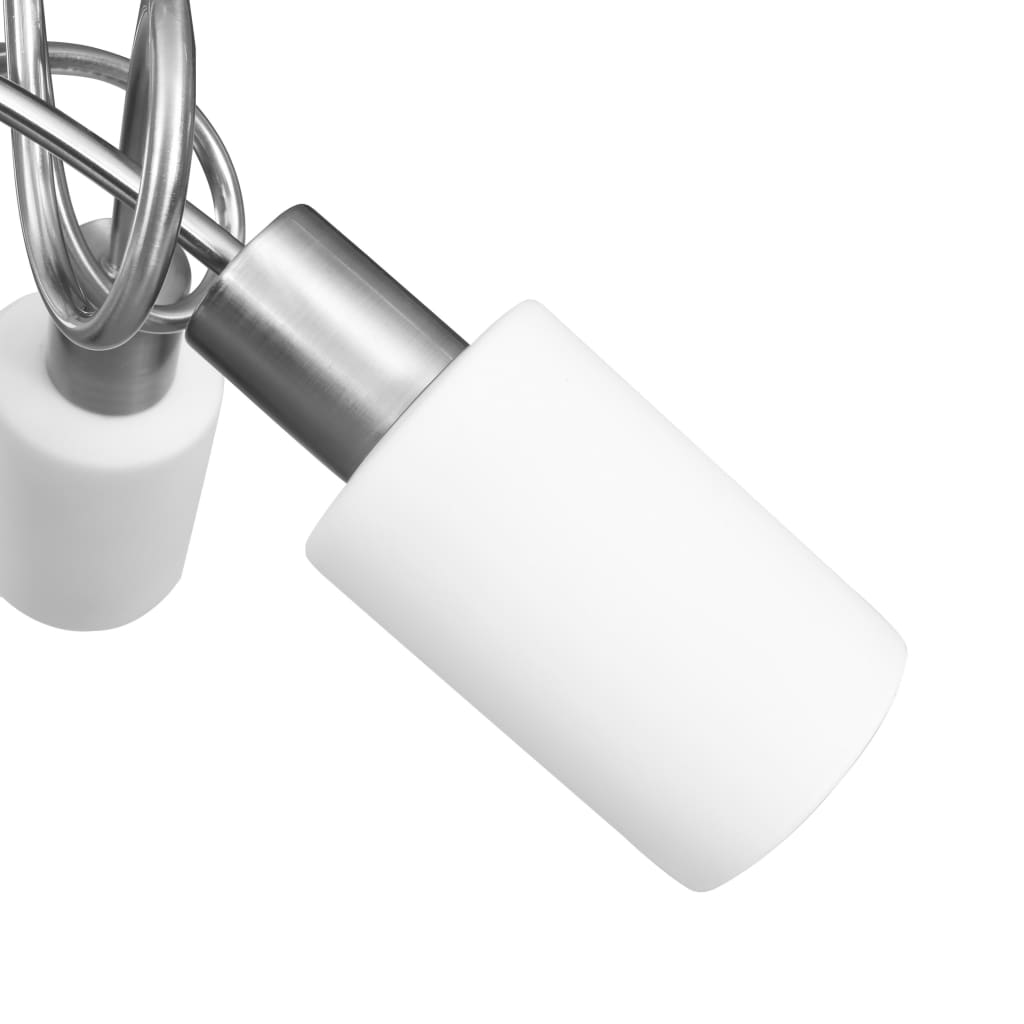 Plafondlamp met keramieke cilindervormige kappen 3xE14 wit is nu te koop bij PeponiXL, paradijselijk wonen!