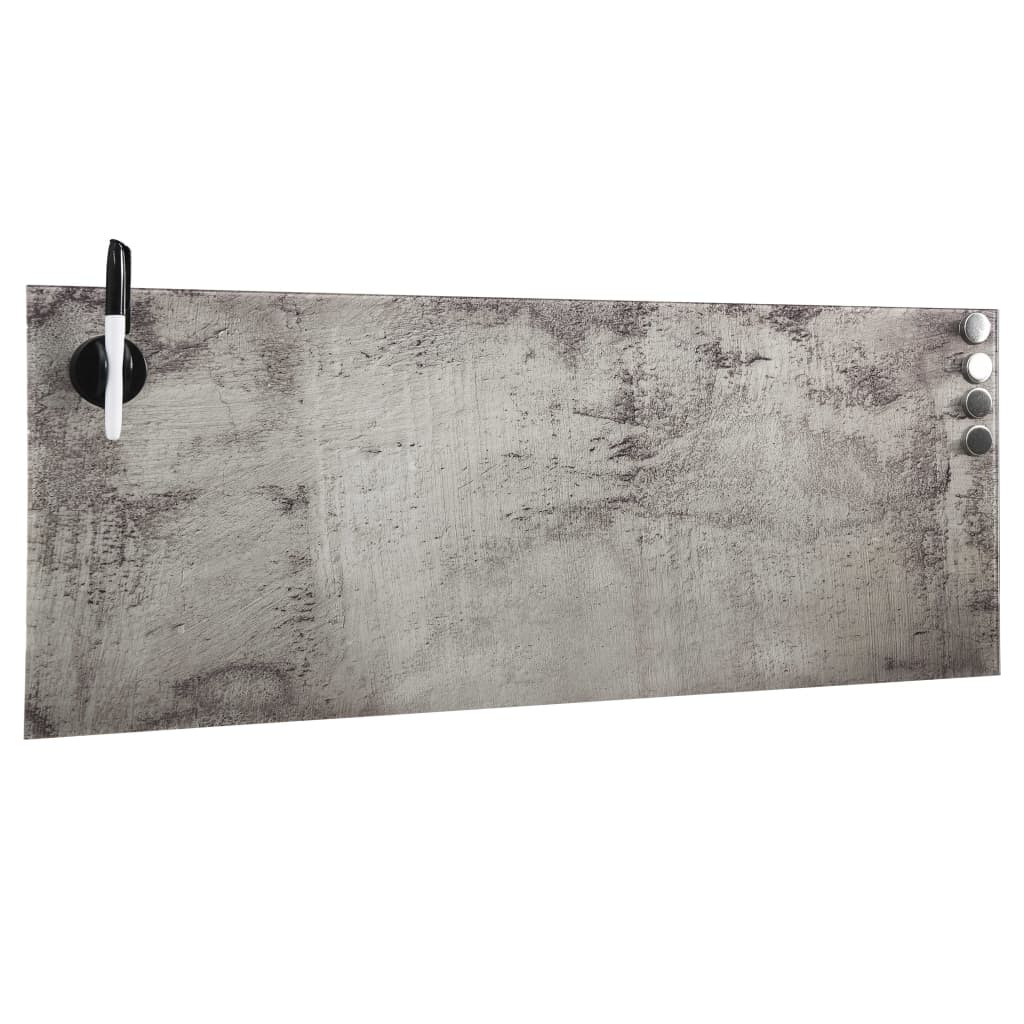 Magneetbord wandmontage 60x20 cm glas is nu te koop bij PeponiXL, paradijselijk wonen!