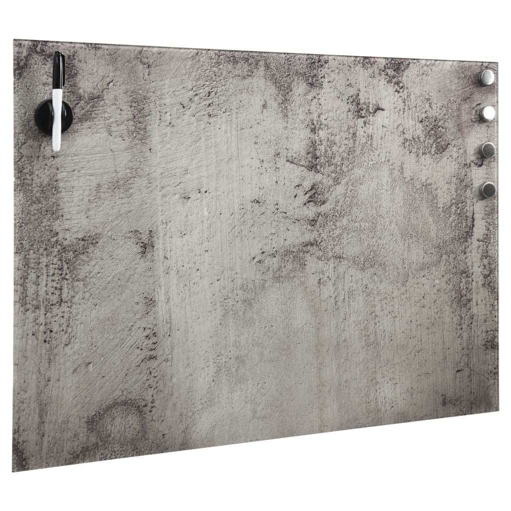 Magneetbord wandmontage 80x60 cm glas is nu te koop bij PeponiXL, paradijselijk wonen!